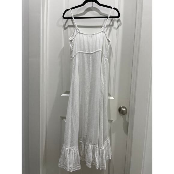 NWT Rails Frida Midi Tank Linen Dress in White Sz XS - Picture 10 of 12